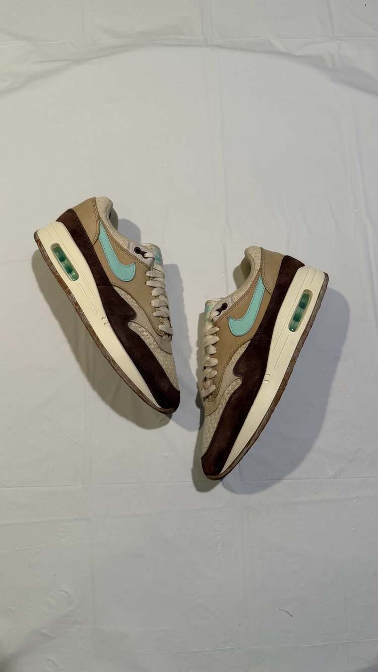 Nike Air Max 1 PRM Crepe 'Hemp' Brown/Mint Sneakers FD5088-200